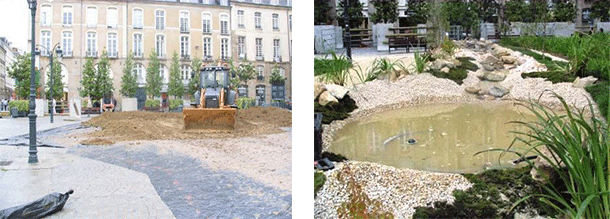 Aménagement paysager par l'ESAT La Simonière près de Rennes Aménagement paysager par l'ESAT La Simonière près de Rennes